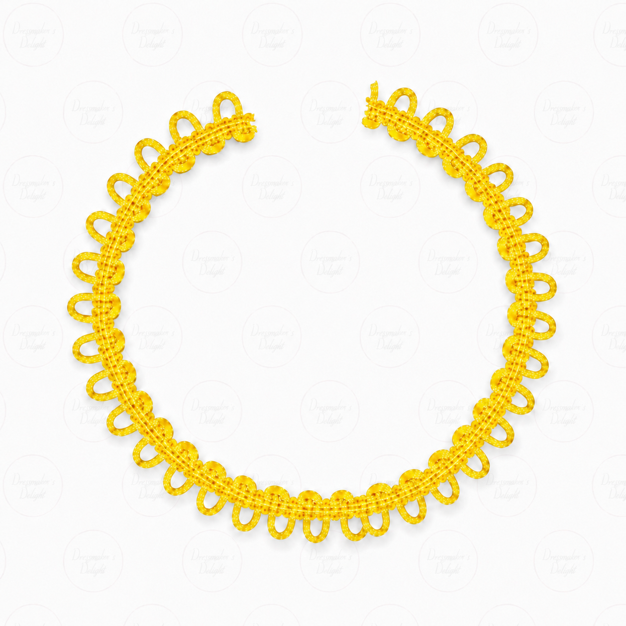 Bridal Button Looping – Non-Elastic Rouleau Button Loops by the Metre