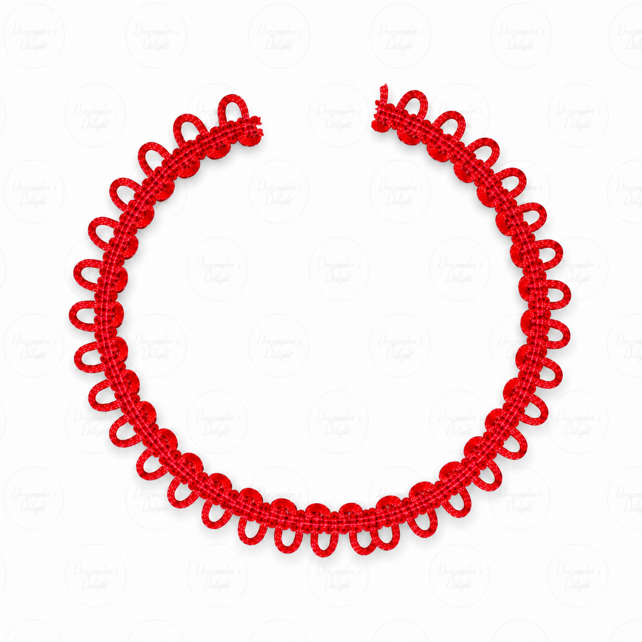 Bridal Button Looping – Non-Elastic Rouleau Button Loops by the Metre