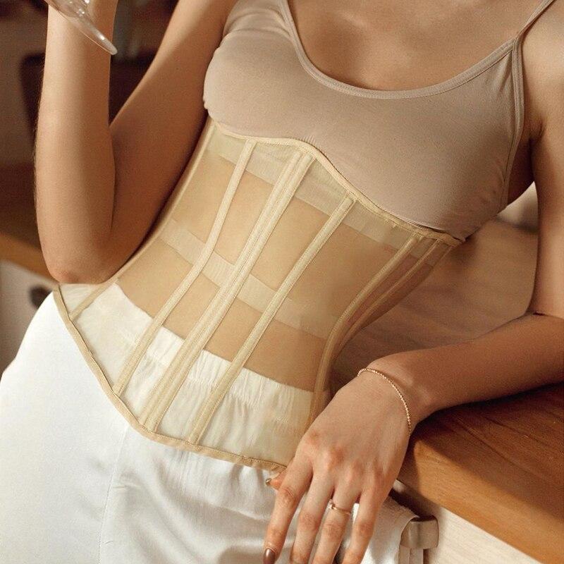 Corset Mesh, Net, Stabiliser Mesh/Net. Non-Stretch Net/Mesh for Corsets. Naked Corset Fabric. Black, White, Beige, Mid-brown & Dark Brown.