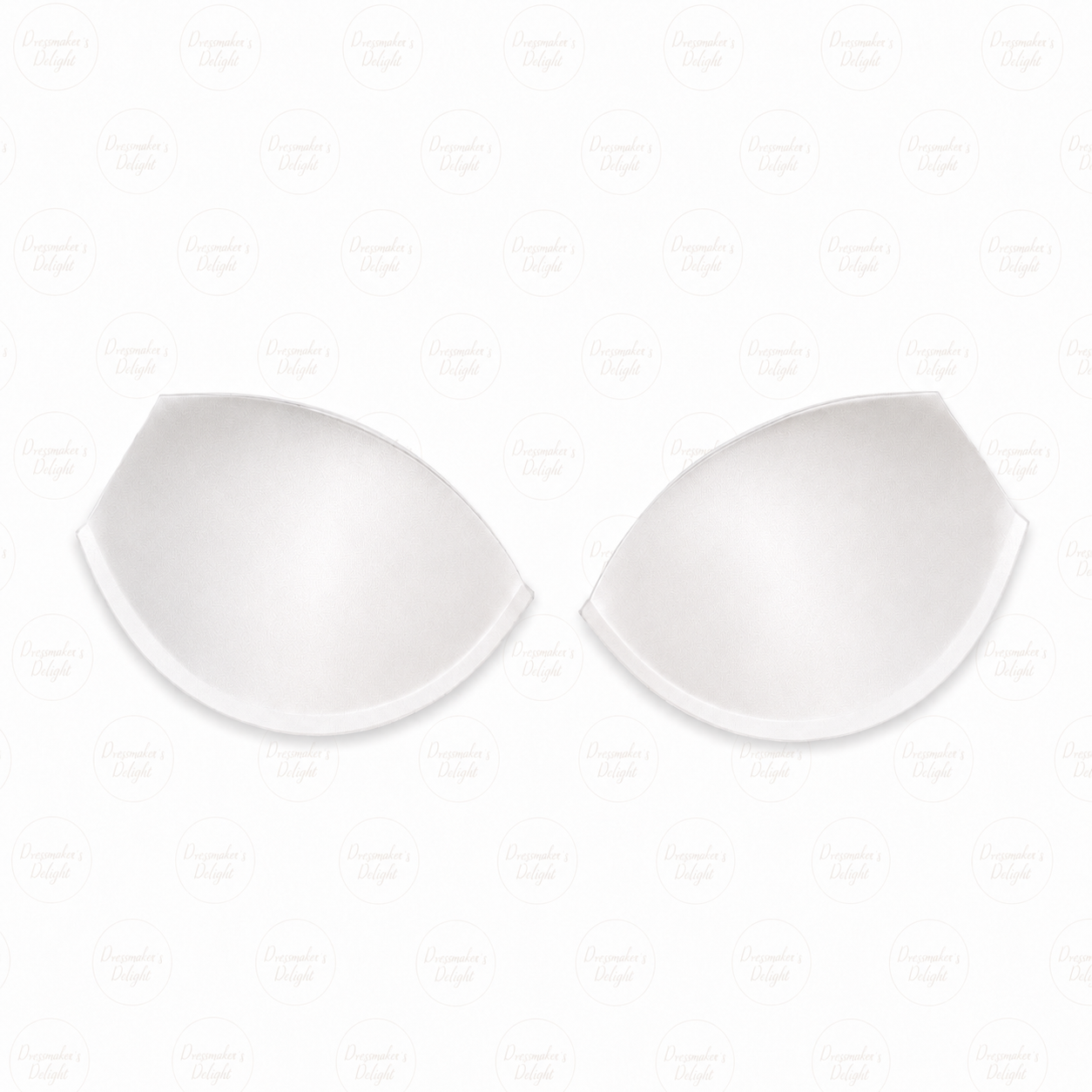 Soft Moulded Bra Cups – White Foam Cup Sold in Pairs