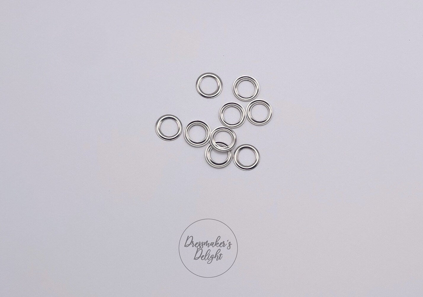 5mm Eyelets with Washers. Corsetry Eyelets. Black, White and Caramel.