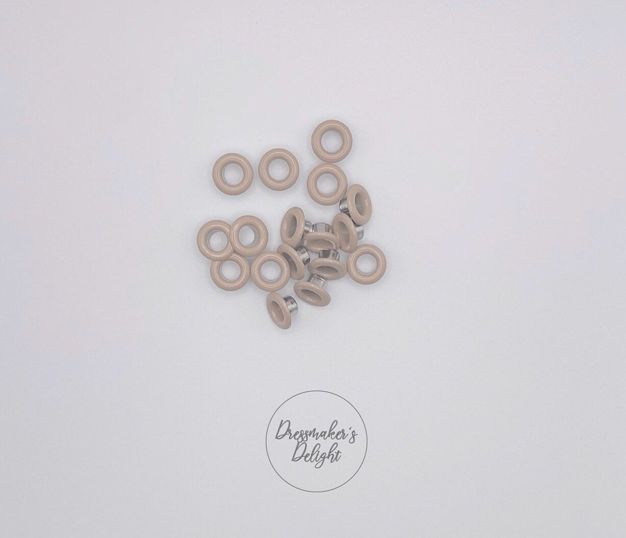 5mm Eyelets with Washers. Corsetry Eyelets. Black, White and Caramel.